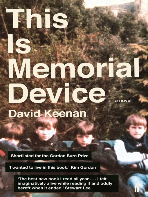 Title details for This Is Memorial Device by David Keenan - Wait list